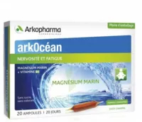 Arkocean Magnesium Marin Solution Buvable Caramel 20 Ampoules/10ml à SAINT-GERMAIN-DU-PUY