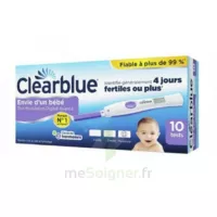 Clearblue Test D'ovulation 2 Hormones B/10 à SAINT-GERMAIN-DU-PUY